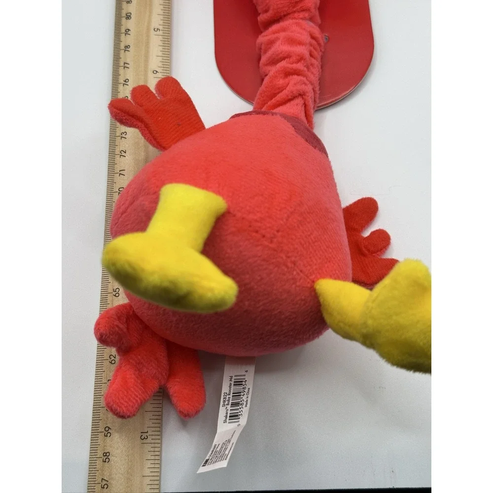 KONG Shakers Bobz Medium Squeaky Rooster Dog Toy Tough Flexible Cord